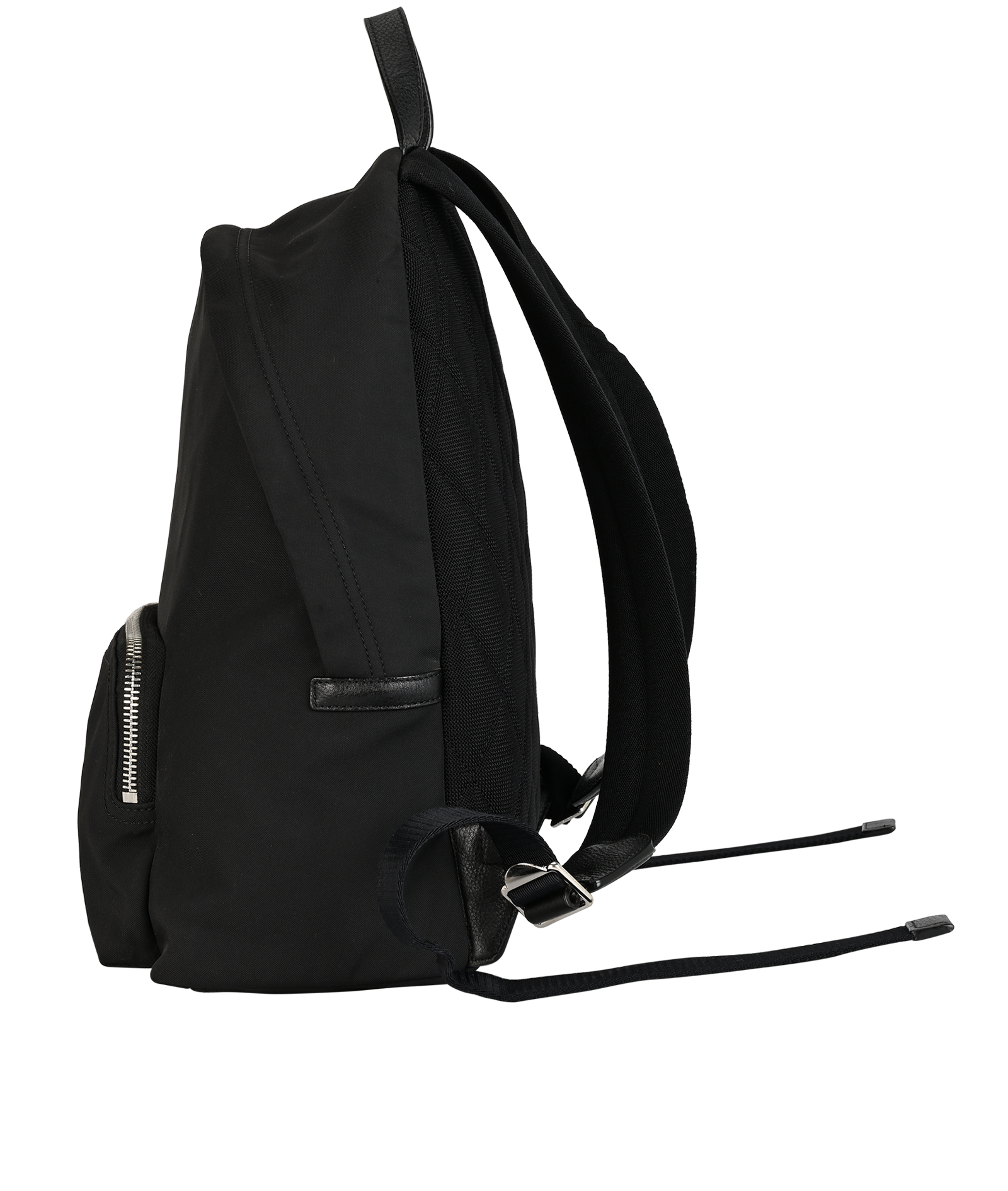Backpack, &pound;295, Handbags, Black, Nylon, Bottom view